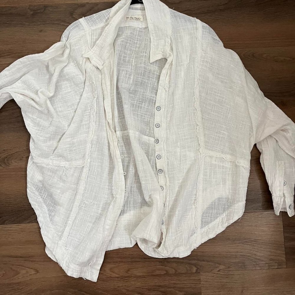 We the free button down shirt